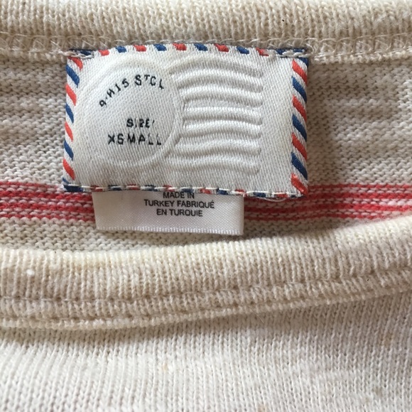 Striped 9-H15 STCL Anthropologie t-shirt - Picture 3 of 6